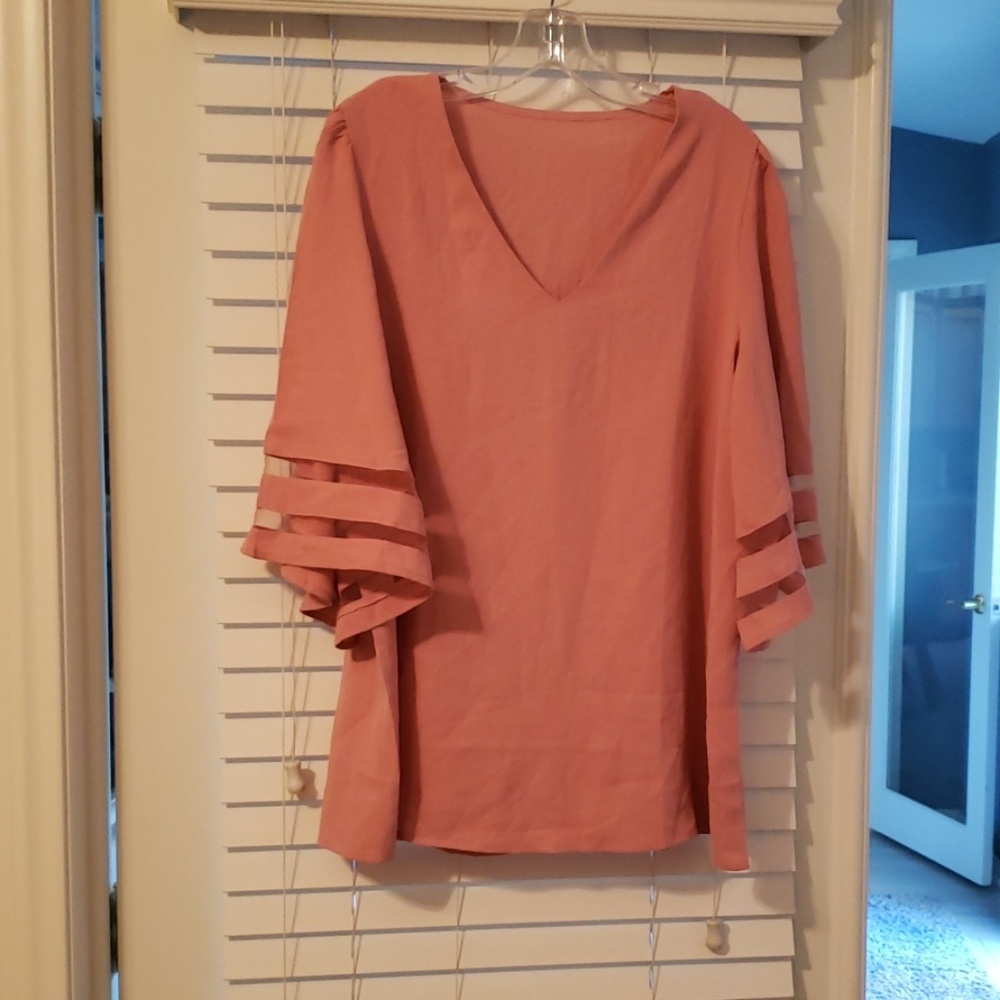 Woman's pink   blouse